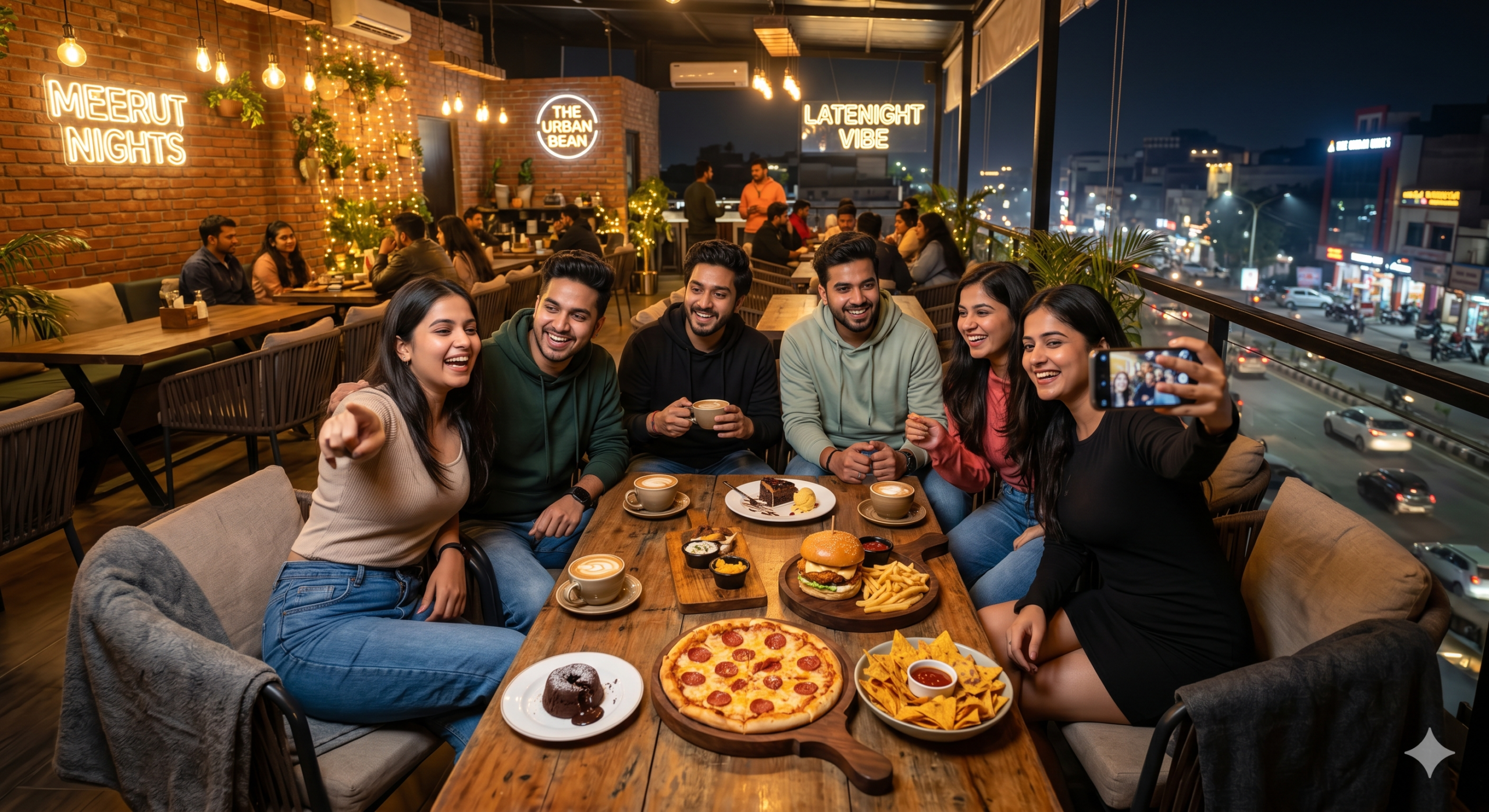 Late Night Cafes in Meerut